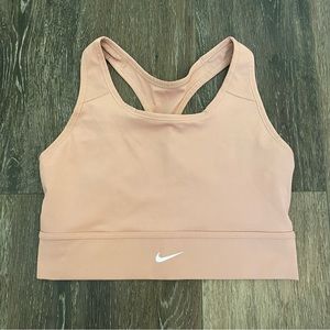 NIKE | Pink Medium Support Longline Sports Bra